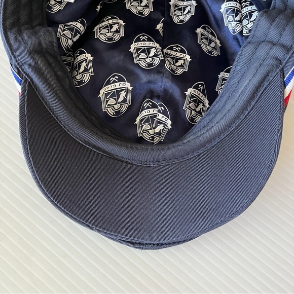 Newsboy Vintage Cabbie Flat Cap Golf Junkie Club Navy Blue One Size - Picture 9 of 12